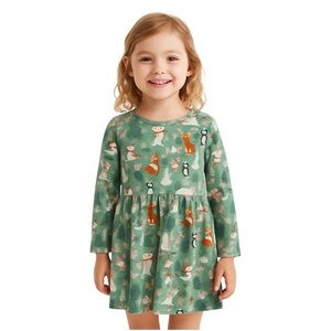 H&M Girl’s 5T/6 Winter Animal Dress
